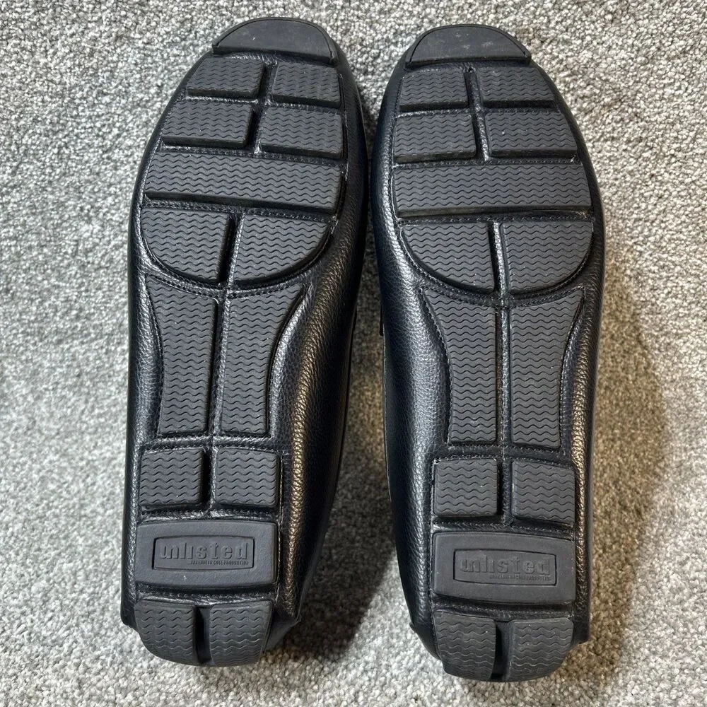 Kenneth Cole Unlisted Men's Black Loafer Shoes Size 11M Reward Urself Slip On
